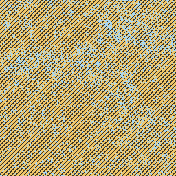 Provenance overlay for sample 2: orange hatch in yet different positions